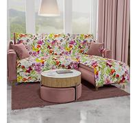 PETTI ARTIGIANI ITALIANI - Fundas Sofa, Funda Sofa 3 Plaza, Funda de Sofa Reversible, Cubre Sofas, Funda de Sofa y Funda de Sillon, 100% Made in Italy, Burdeos