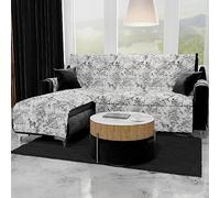 PETTI ARTIGIANI ITALIANI - Fundas Sofa, Funda Sofa 3 Plaza, Funda de Sofa Reversible, Cubre Sofas, Funda de Sofa y Funda de Sillon, 100% Made in Italy, Oro