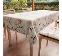 PETTI ARTIGIANI ITALIANI - Mantel Antimanchas Rectangular (140 x 360 cm) Protector de Mesa de Cocina, Diseño Floral 17, 18 Plazas, 100% Fabricado en Italia