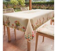 PETTI ARTIGIANI ITALIANI - Mantel de Pascua, Rectangular Antimanchas, Manteles de Mesa para 24 Personas, 450x140 cm, 100% Fabricado en Italia
