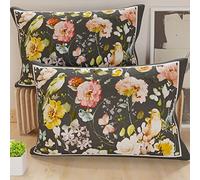 PETTI Artigiani Italiani - Par de Fundas de Almohada 145x40 cm, Pareja de Funda de Cojín Animales Blanco Negro, 100% Microfibra Hipoalergénica, Paquete de 2, Made in Italy