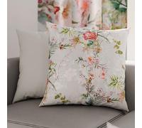 PETTI Artigiani Italiani - Par de Fundas de Almohada 50x50 cm, Pareja de Funda de Cojín Spring Gris, 100% Microfibra Hipoalergénica, Paquete de 2, Made in Italy