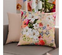 PETTI Artigiani Italiani - Par de Fundas de Almohada 60x60 cm, Pareja de Funda de Cojín Spring Colorido, 100% Microfibra Hipoalergénica, Paquete de 2, Made in Italy