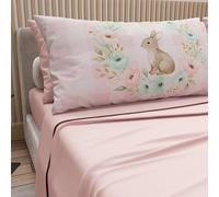 PETTI ARTIGIANI ITALIANI - Sábanas de Pascua de algodón con Fundas de Almohada de impresión Digital, sábanas matrimoniales, Juego de Cama de Pascua de Matrimonio, 21 Tonos, Fabricado en Italia