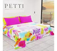 PETTI ARTIGIANI ITALIANI TRIND-2P - Colcha Acolchada Doble para Primavera/Verano - Diseño Aesthetics 04", 100% Microfibra Hipoalergénica, 100% Fabricada en Italia