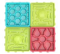 Pettimania Anti-schling-matte 28x28 CM para Perros Con Ventosas, Fango Placer