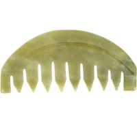 Pettine da massaggio in giada verde, pettine per massaggio in giada natural, pettine per massaggio alla testa pettine in giada raschietto Guasha