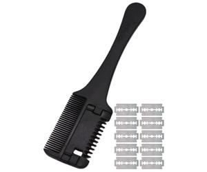 Pettine Razor - Mascotas - Cortar con precisión perros con precisión en | acero duradero, herramienta ergonómica para dedos | Práctico peine para cuidado delicado y mantenimiento de abrigo brillante