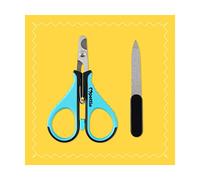 Pettle Cortapastas Profesional para Conejos, cobayas y pequeños Animales - 100% Libre de astillas Gracias a Las Hojas de Acero Inoxidable más afiladas - alicate de Garras + Lima de Garras + e-Book