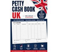Petty Cash Book UK 2026: HMRC Compliant Petty Cash Ledger for Small Business | Cash Expense Tracker | Income & Expense Record Book | Business Accounting Log