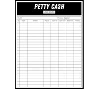 Petty Cash Log Book