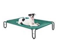 pettycare Cama elevada para perros al aire libre, cunas para perros medianos, cama elevada impermeable fácil de montar, cama elevada refrescante para perros con malla Teslin, duradera, antideslizante,