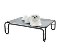 pettycare Cama elevada para perros al aire libre, cunas para perros pequeños, cama elevada impermeable fácil de montar, cama elevada para perros con malla Teslin, duradera, antideslizante, hasta 35