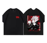 PETUNFV Camiseta Dandadan Okarun “Fight The Ghosts” | Algodón Streetwear Unisex Casual para Fans-Black||l