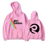 PETUNFV Sudadera ARC Raiders PvPvE Shooter Fan Made | Unisex Retro con Capucha Y Bolsillo para Hombre Y Mujer-Pink||s