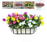 Petunia artificial de imitación de gloria de la mañana, ideal para decoración del hogar y bodas, ideal