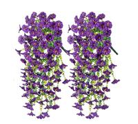 Petunias sintéticas, petunias sintéticas para interiores y exteriores, resistentes a la intemperie, plantas de flores eternas para ventana, jarrón, maceta, patio, porche, jardín, pasarela