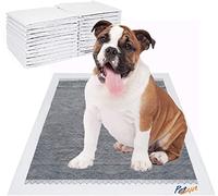 PetVogue Almohadillas de carbón negro para orina de perro, tamaño grande (60 x 60 cm), control de olores mejorado que absorbe hasta 7-8 tazas de almohadillas de entrenamiento para orina de cachorros