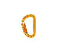 Petz-l SM’D TRIACT-Lock Mosquetón en D - Cierre Automático, 23 kN, 18 mm, 55 g, Aluminio, Amarillo