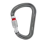 Petzl William Screw-Lock Mosquetón HMS Gris