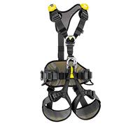 PETZL Avao Bod 2 - Arnés de escalada unisex, color negro y amarillo