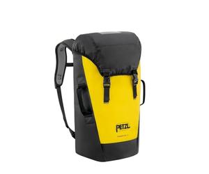 Petzl Bolsa de transporte unisex de transporte de 45 litros, resistente lona de TPU, color amarillo y negro, bolsa de material para cuerdas y equipo, 58 x 32,5 x 28 cm, S042BA00