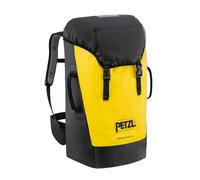 Petzl Bolsa de transporte unisex de transporte de 60 litros, resistente lona de TPU, color amarillo y negro, bolsa de material para cuerdas y equipo, 65 x 35 x 30 cm, S042CA00