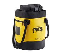 PETZL, Bucket 15, Bolsa De Soporte Autoportante, Amarillo, 15 Liters, Unisex Adulto