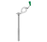 PETZL, Chiodo Ice Ultra Alto Rendimiento con Mango Integrado, Verde, 21 cm, Unisex, Adulto