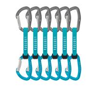 Petzl - Cintas express Escalada - Pack 6 Djinn Axess Turquoise - Talla 11 cm - Azul Azul 11 cm