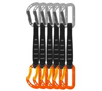 Petzl - Cintas express Escalada - Pack 6 Spirit Express de Aluminio - Talla 17 cm - Gris Gris 17 cm