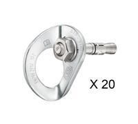 Petzl Coeur Bolt Stainless 20-Pack plaquetas + parabolts (pack 20 unidades) - 12 mm