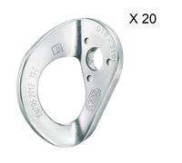 Petzl Coeur Stainless 20-Pack plaquetas (pack 20 unidades) - 10 mm