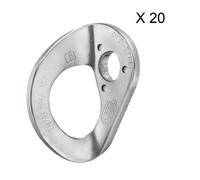 Petzl Coeur Steel 20-Pack plaquetas (pack 20 unidades) - 12 mm
