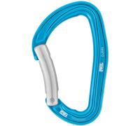 Petzl, Djinn, Robador Robusto para Trepar En El Acantilado, BLU, Leva Curva, Adulto Unisex