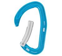 Petzl, Djinn, Robador Robusto para Trepar En El Acantilado, BLU, Leva Curva, Adulto Unisex