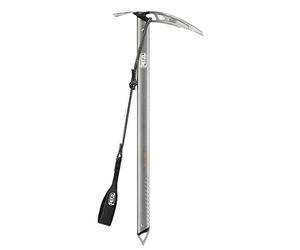 Petzl Eispickel Glacier - Piolet de escalada, color gris, talla 68 cm