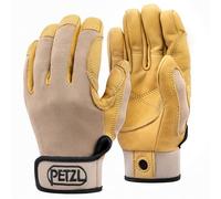 PETZL - Guantes ligeros para asegurar y rapelar CORDEX - Unisex, Marrón Claro , XS