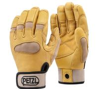 Petzl - Guantes para asegurar y rapelar CORDEX Plus - Unisex, Marrón Claro, L
