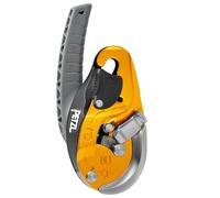 Petzl I'D Evac descensor autofrenante con función antipánico para evacuación desde anclaje - Yellow