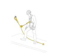 Petzl Kit ASAP Lock Vertical Lifeline 20 m, Sistema de Anclaje Unisex Adulto, Multicolor, M