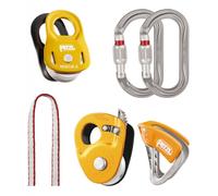Petzl - Poleas escalada - Kit Crevasse Rescue de Aluminio - Naranja Naranja one size