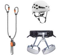 PETZL Kit Via Ferrata Vertigo - Unisex - Gris / Blanco / Narnaja - talla 2- modelo 2025