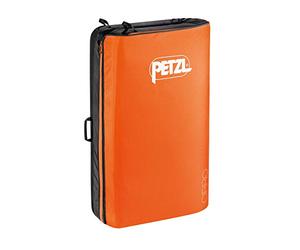 Petzl - Maxi crashpad CIRRO - Unisex, Naranja/Negro, 148 x 118 x 12,5 cm