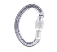 Petzl Omni Screw-Lock Mosquetón de rosca Talla única Plateado