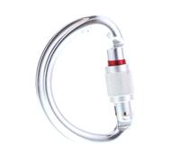 Petzl Omni Screw-Lock Mosquetón silver