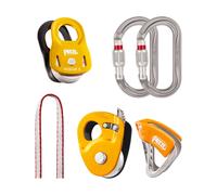Petzl - Poleas escalada - Kit Crevasse Rescue de Aluminio - Naranja Naranja one size