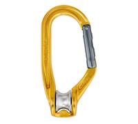 Petzl Rollclip A mosquetón con polea con gatillo recto para trabajos en altura