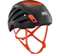 Petzl Sirocco A073DA02 Casco S/M 48 - 58 cm - Casco de Escalada Ligero - Casco de montañismo Policarbonato EPP EPS Negro Ventilado con Soporte de Linterna Frontal Alta Protección