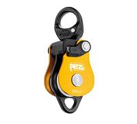 Petzl, Spin L2, Polea Doble con Muy Alto Rendimiento con El Caminante, Amarillo, Un Tamaño, Unisex-Adulto